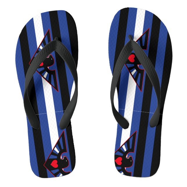 Leather Eagle Pride Jandals (Footbed)