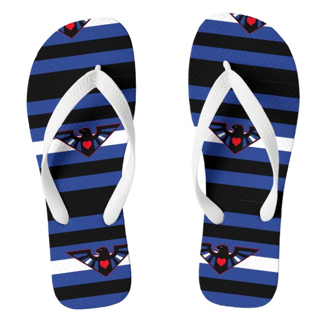 Leather Eagle Pride Jandals (Footbed)