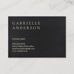 Leather   Executive Business Card
