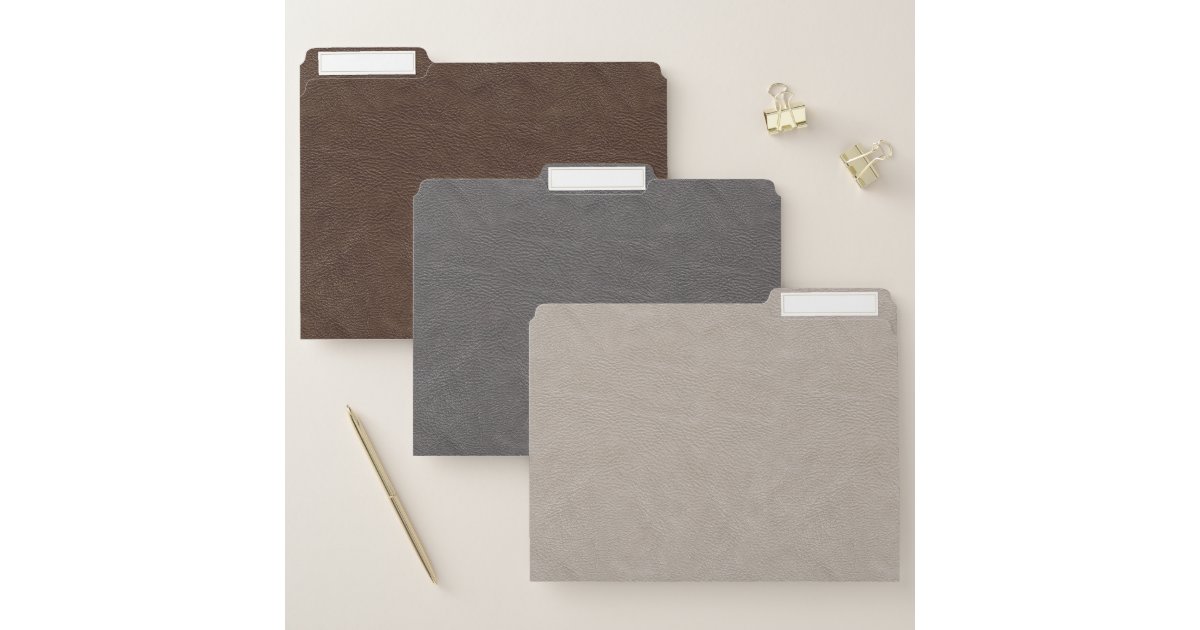 Leather File Folders Zazzle.co.nz