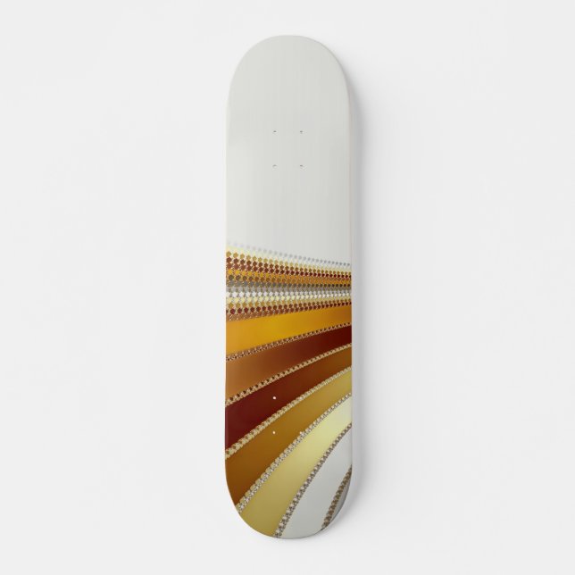 Leather - Fractal Skateboard (Front)