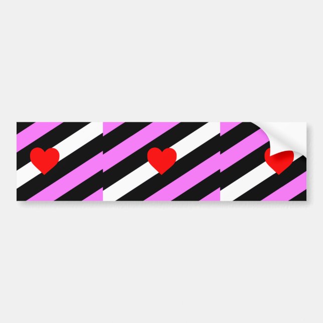 Leather Girl Pride Flag Bumper Sticker (Front)