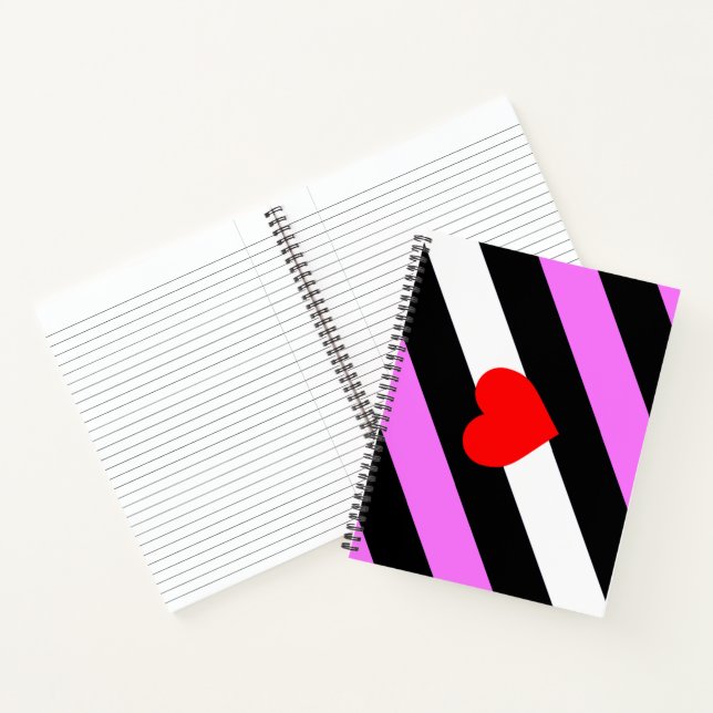 Leather Girl Pride Flag Notebook (Inside)
