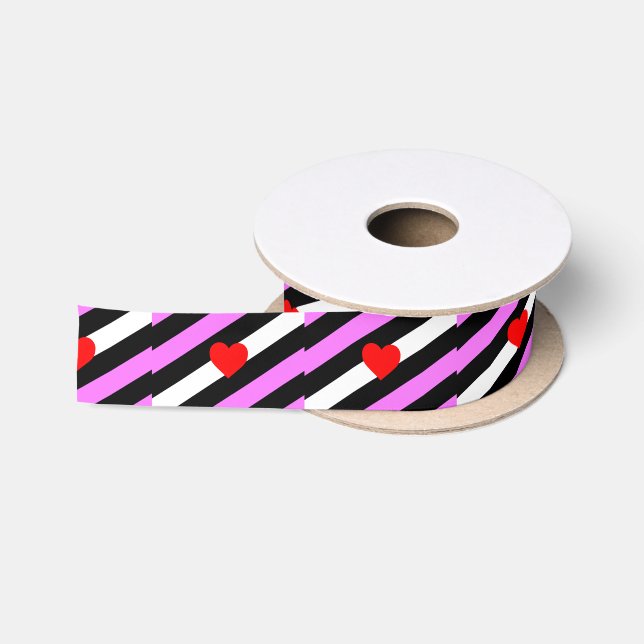 Leather Girl Pride Flag Satin Ribbon (Spool)