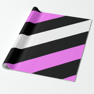 Leather Girl Pride Flag Wrapping Paper