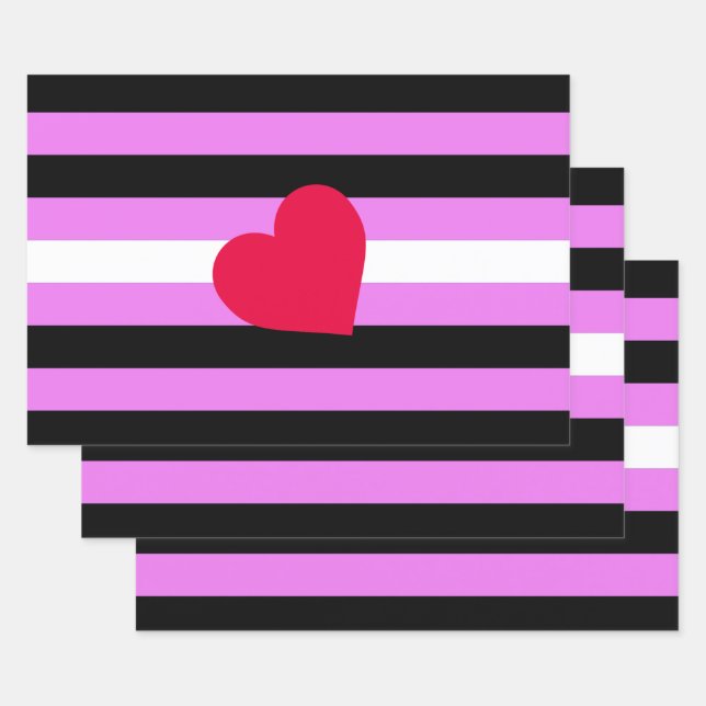 Leather Girl Pride Flag Wrapping Paper Sheet (Set)