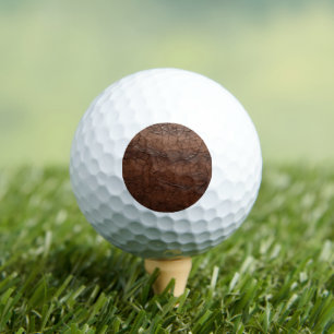 Leather  golf balls