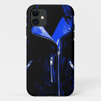 Leather Jacket Blue iPhone 5 case