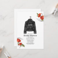 Leather Jacket Poppies Future Mrs. Bridal Shower