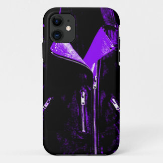 Leather Jacket Purple iPhone 5 case