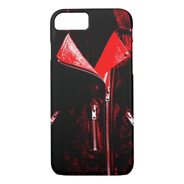 Leather Jacket Red iPhone 7 case (Back)