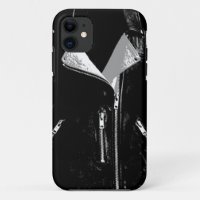 Leather Jacket White iPhone 5 case