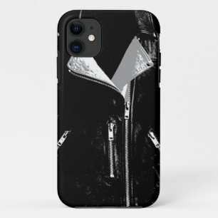 Leather Jacket White iPhone 5 case