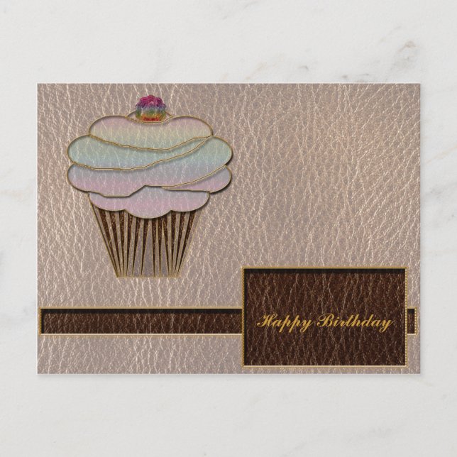 Leather-Look Baking Soft Postcard (Front)