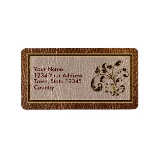 Leather-Look Bouquet 2 Label
