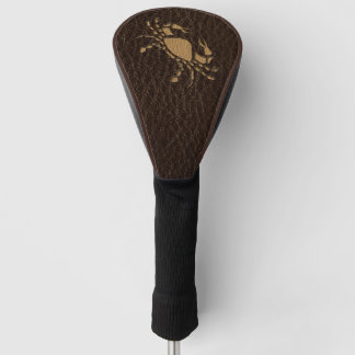 Leather-Look Cancer Golf Head Cover
