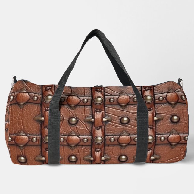 Leather Look Duffle Bag (Front)