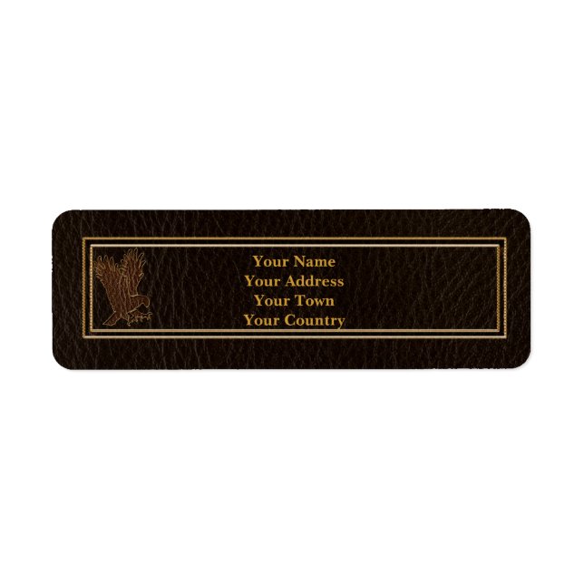 Leather-Look Eagle Dark (Front)