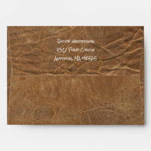 Leather Look Envelope