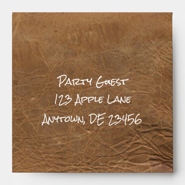 Leather Look Envelopes (Front)
