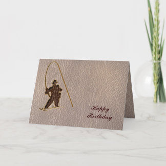 Leather-Look Fisherman Soft Card