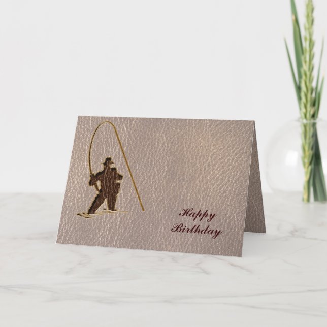 Leather-Look Fisherman Soft Card (Front)