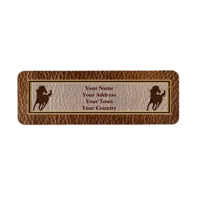 Leather-Look Horse (Front)