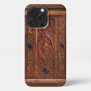 Leather Look iPhone 13 Pro Slim Fit Case, Glossy iPhone 13 Pro Case