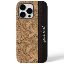 Leather look motif pattern