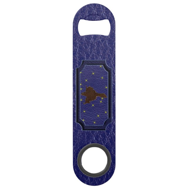 Leather-Look Native American Zodiac Falcon (Front)