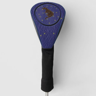 Leather-Look Native American Zodiac Otter Golf Head Cover
