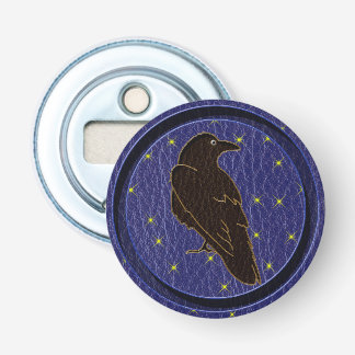 Leather-Look Native American Zodiac Raven Bottle Opener