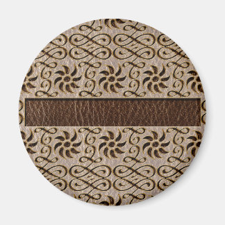 Leather-Look Ornament Soft Magnet