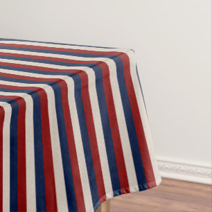 Leather Look Patriotic Stripes-52x70 TABLECLOTH
