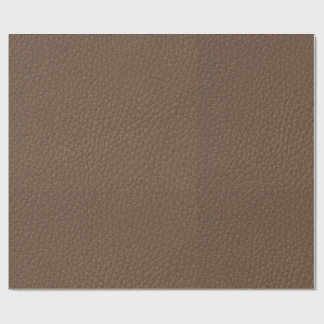 Leather-look texture wrapping paper