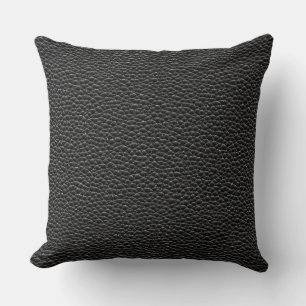 Leather Look Throw Pillow