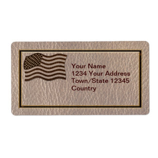 Leather-Look USA Flag Soft