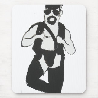Leather Man Mouse Pad