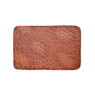 Leather Pattern Bath Mat