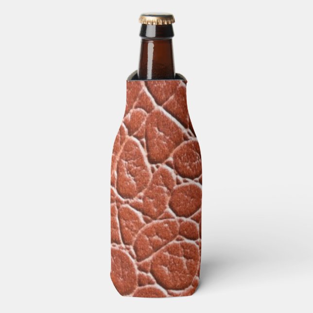 Leather Pattern Bottle Cooler (Bottle Front)