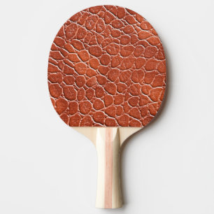 Leather Pattern Ping Pong Paddle
