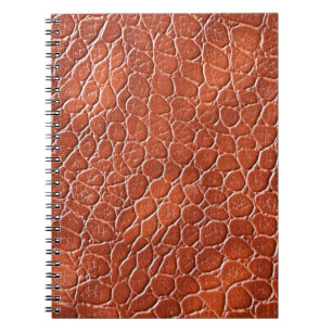 Leather Pattern Spiral Notebook