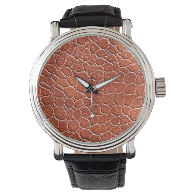 Leather Pattern Watch (Front)