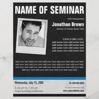 Leather Photo Conference Seminar Flyers