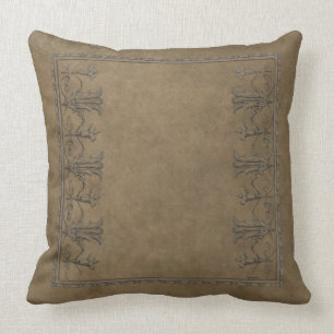 Leather Pillows-Throw Pillows-Cotton-Square Cushion