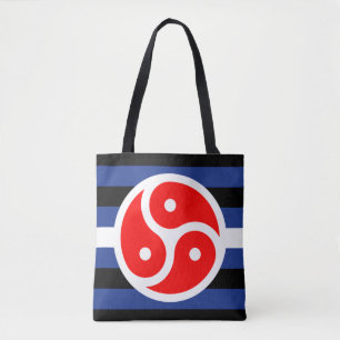 Leather Practice Pride Flag Tote Bag