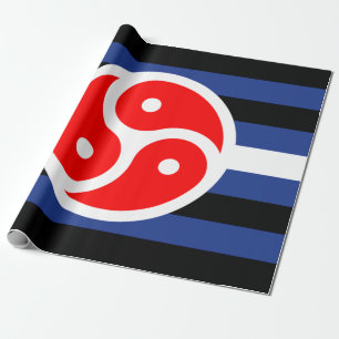 Leather Practice Pride Flag Wrapping Paper