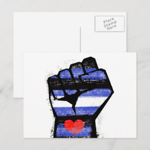 Leather Pride Fist Postcard