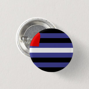 Leather Pride Flag 3 Cm Round Badge