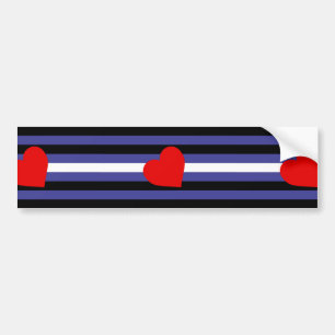 Leather Pride Flag Bumper Sticker